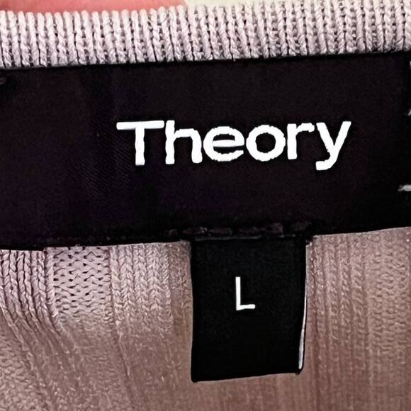 THEORY Sleeveless Long Midi Dress in Pale Lavender SZ L - Picture 6 of 9